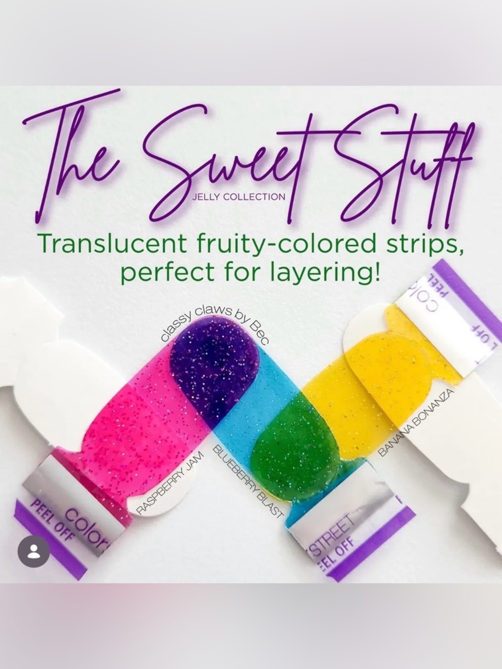 *Retired* Color Street: Banana Bonanza (Accent Pack) | Yellow Sheer Jelly Neon - Picture 9 of 12